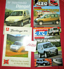 N°16838 / CITROEN BERLINGO DANGEL  2 dépliant et et 2 dépliant essai 2004 -2006 comprar usado  Enviando para Brazil