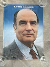 Francois mitterand affiche d'occasion  Moutiers-les-Mauxfaits
