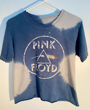 Camiseta Feminina Pink Floyd Dark Side of the Moon Azul e Cinza Tie Dye Cropped - P comprar usado  Enviando para Brazil