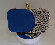 Rhinestone encrusted crescent for sale  GLASGOW
