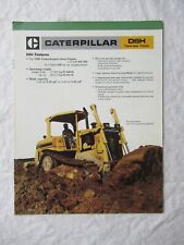 Folheto de vendas 1986 CAT Caterpillar D6H trator tipo pista turbocompressor 8 páginas, usado comprar usado  Enviando para Brazil