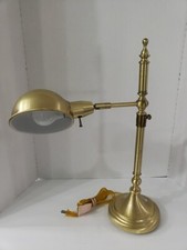 Abajur de mesa vintage latão envelhecido ajustável, decoração industrial rústica 25" de altura comprar usado  Enviando para Brazil