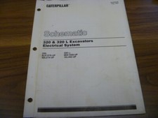 Diagrama de fiação elétrica para escavadeira Caterpillar 320 320 320L manual esquemático 8LK1276- comprar usado  Enviando para Brazil