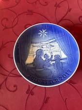 Piatto commemorativo natale usato  Roma