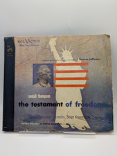 1945 Testament of Freedom 78 RCA Victor Red Seal Boston Symphony Harvard Glee comprar usado  Enviando para Brazil