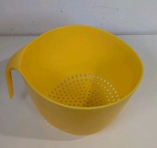 Yellow plastic colander for sale  YORK