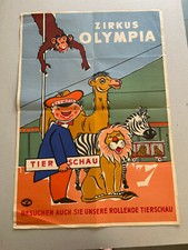 Affiche cirque vintage d'occasion  Le-Fayet