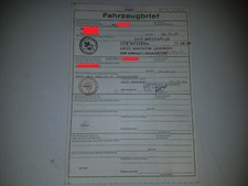 Kfz brief 1988 gebraucht kaufen  Wiesmoor