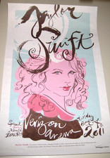 Pôster promocional ao vivo Taylor Swift Speak Now World Tour 2011 concerto comprar usado Pôster promocional ao vivo Taylor Swift Speak Now World Tour 2011 concerto comprar usado  Enviando para Brazil