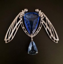 Lalique grande broche d'occasion  Saint-Cloud