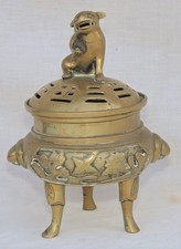 Antique brass incense for sale  STAINES-UPON-THAMES