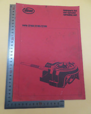 Vicon spareparts list for sale  COLCHESTER