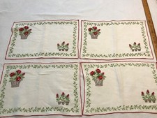 Vintage linen floral for sale  Ooltewah