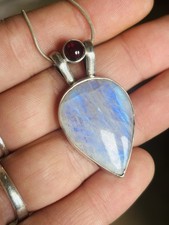 Large silver moonstone for sale  WELLINGTON