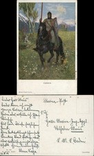 Ansichtskarte parsifal künstl gebraucht kaufen  Ortrand