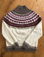Handgestrickter pullover lettl gebraucht kaufen  Leutershausen