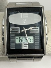 George GEO22940W Relógio Tanque Masculino Nova Bateria 34MM 8" Tom Prata H53 comprar usado  Enviando para Brazil