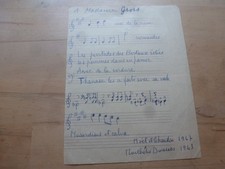 Rare texte musical d'occasion  Caen