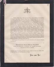 1883 faire part d'occasion  Toulouse-