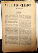 Archivio clinico italiano usato  Verona