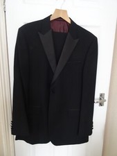 Black notch lapel for sale  SEAHAM