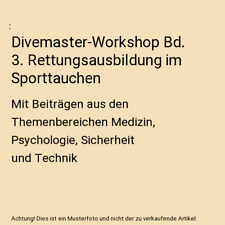 Divemaster workshop rettungsau gebraucht kaufen  Trebbin