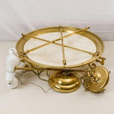 Alabaster brass hanging for sale  Pittsburgh