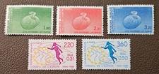 3496 - FRANCIA - CONSEJO DE EUROPA - SCOTT# 1o37-1o39, 1o45-1o46 -MNH - CAT $4,85 segunda mano  Embacar hacia Mexico