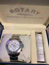 Rotary vintage chronograph for sale  POOLE