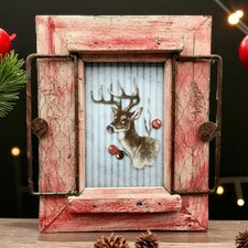 Primitive reindeer window for sale  Tempe