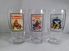 3 Copos de Cerveja Guinness ~ Para Força, Tempo Guinness, Casa do Museu Dublin comprar usado  Enviando para Brazil