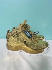 s gold sneakers men 1 8 2 for sale  Middletown