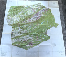 Mapa topográfico e geológico do condado de Luzerne Pensilvânia N4053.5-W7535.5x44 comprar usado  Enviando para Brazil