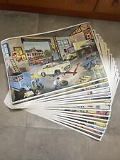 Lot anciennes affiches d'occasion  Moutiers-les-Mauxfaits