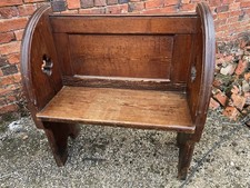 Antique wooden pew for sale Antique wooden pew for sale  GRANTHAM