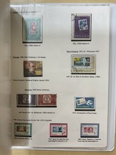 Sellos en sellos, historia postal + material filatélico, gran lote b*135 segunda mano  Embacar hacia Mexico