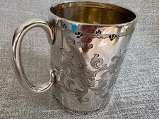Victorian silver mug for sale  UK