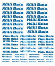 Decals willy betz gebraucht kaufen  Gifhorn