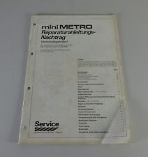Nachtrag werkstatthandbuch aus gebraucht kaufen  Jever