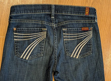Jeans feminino 7 for All Mankind Dojo cintura baixa alargamento - 26 (29,25 pol. costura interna) comprar usado Jeans feminino 7 for All Mankind Dojo cintura baixa alargamento - 26 (29,25 pol. costura interna) comprar usado  Enviando para Brazil