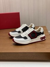 Novo Salvatore Ferragamo Couro Respirável Sapatos de Prancha Esportiva Masculino comprar usado  Enviando para Brazil