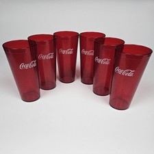 Conjunto de copos de plástico vermelho rubi Coca-Cola 6 - 20 oz xícaras restaurante 5224 comprar usado Conjunto de copos de plástico vermelho rubi Coca-Cola 6 - 20 oz xícaras restaurante 5224 comprar usado  Enviando para Brazil