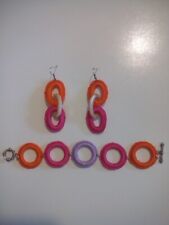 Bracciale orecchini uncinetto usato  Ragalna