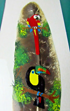 Framed feather tropical for sale  SOUTHAMPTON