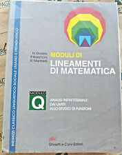 Moduli lineamenti matematica usato  Genova