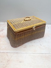 Vintage large wicker for sale  BROUGH