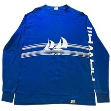 Camisas loucas masculinas vintage 1981 grande manga de veleiro havaiano hit soletrar envolvente comprar usado  Enviando para Brazil