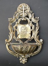 Antica acquasantiera ottone usato  Ponderano
