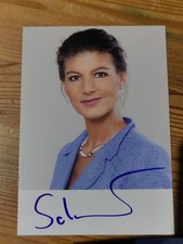 Autogrammkarte sahra wagenknec gebraucht kaufen  Steinheim