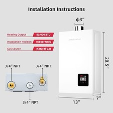 Tankless water heater for sale  El Monte